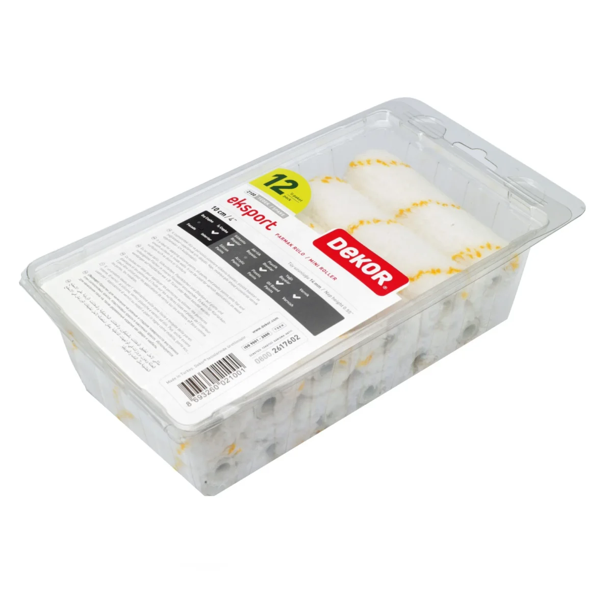 DEKOR EKSPORT SATEN PARMAK RULO YEDEĞİ 10 CM 2100 - Görsel 2