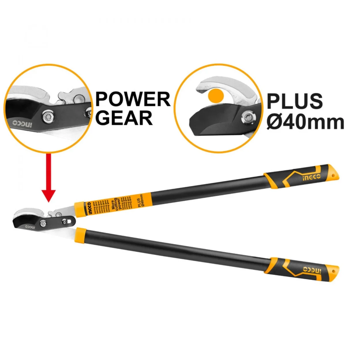 İNGCO HLT7608 DİŞLİ BUDAMA MAKASI 30 760 MM - Görsel 3
